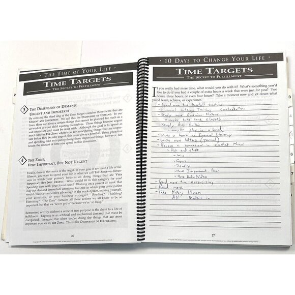 Anthony Robbins The Time of Your Life 16 CDs Workbook VHS Summary Cards COMPLETE - Picture 7 of 13